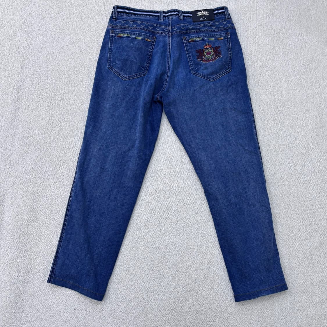 36 빈티지 블루 데님 팬츠 0310E 상품이미지2