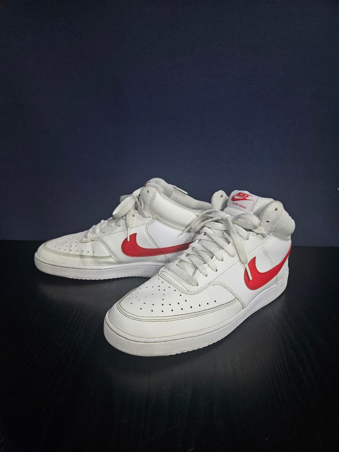 나이키 코트비전 미드 화이트 남성 280~285 하이탑  상품이미지2