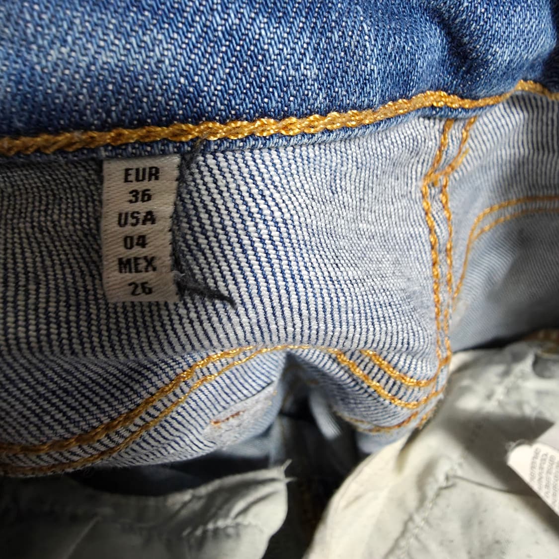 (26)여성 자라 데미지 데님 팬츠 상품이미지6