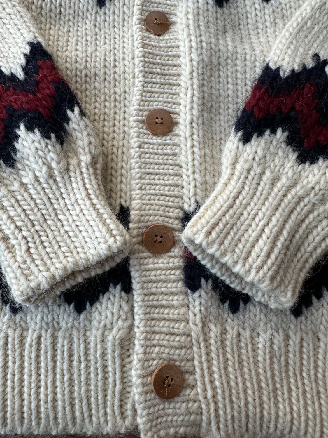 노르딕 페어아일 울 헤비니트 가디건 L 상품이미지7