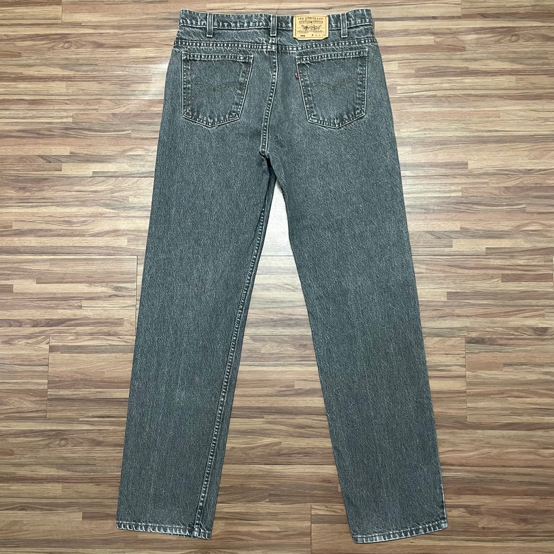 80s 미제 리바이스 505 흑청 블랙 일자 데님 청바지 36(34) 상품이미지3