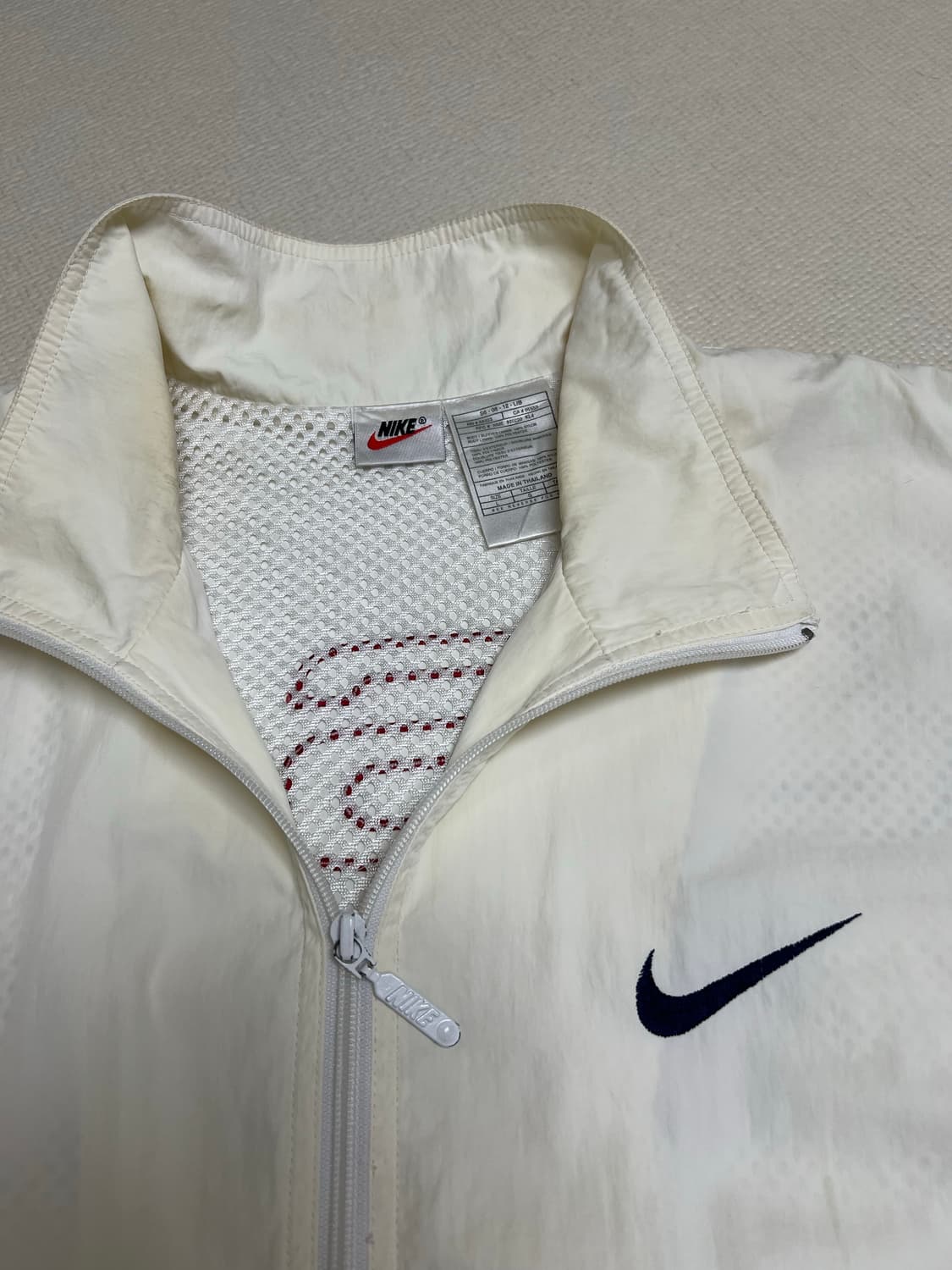 90s 빈티지 올드스쿨 나이키 USA빅로고 윈드브레이커 트랙점퍼 L 상품이미지4