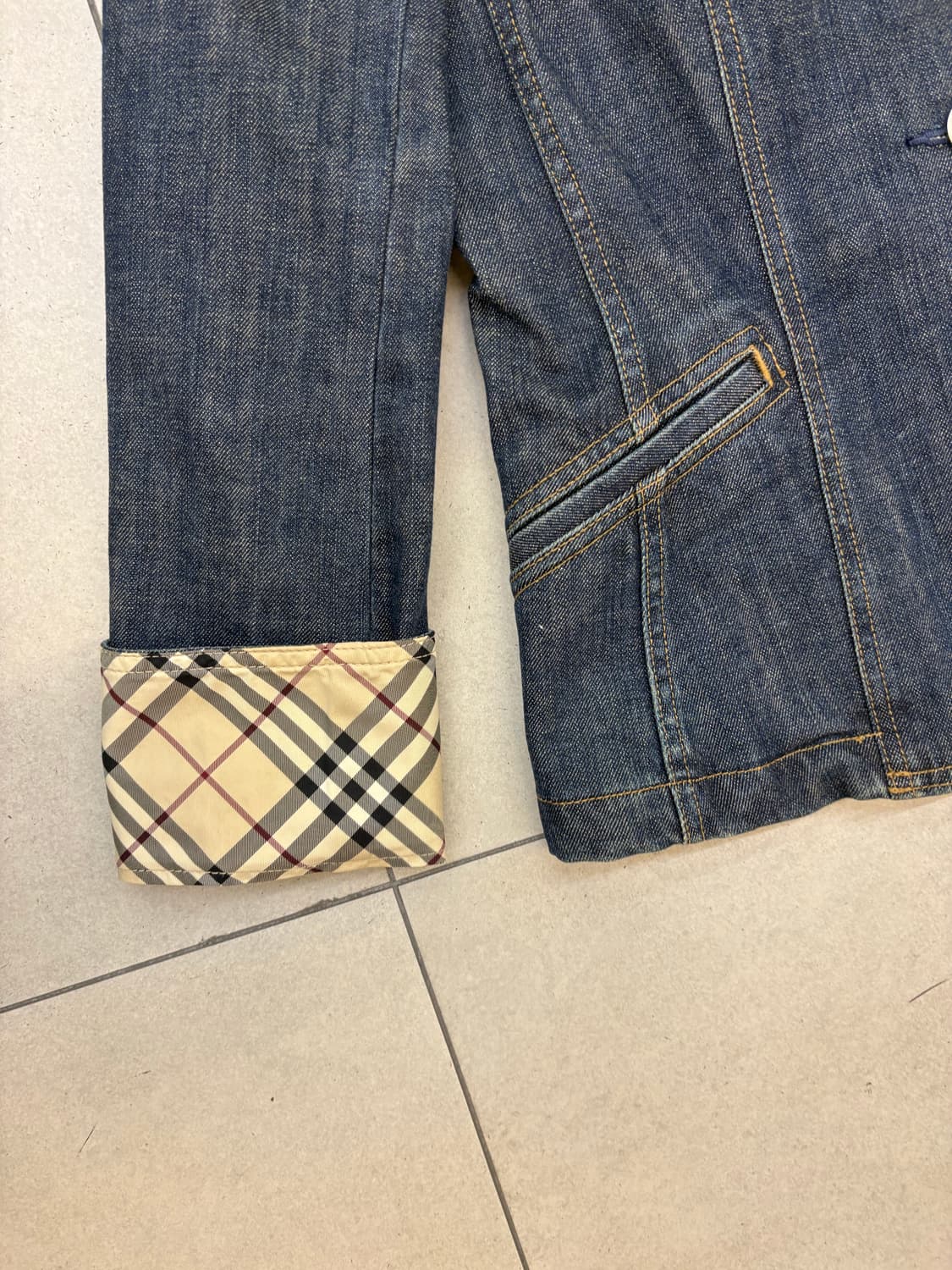 [ 42 ] 버버리 런던 노바체크 데님자켓 상품이미지5