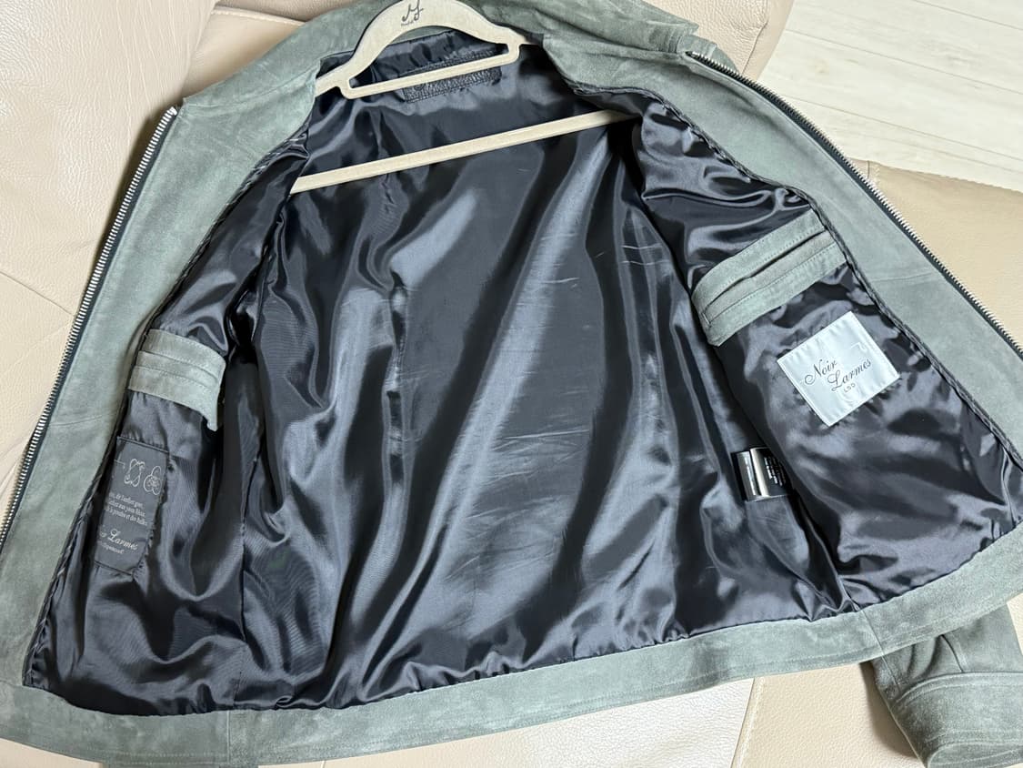 느와르라르메스 스웨이드 자켓 / 그레이 46 (100-103 추천) 상품이미지2