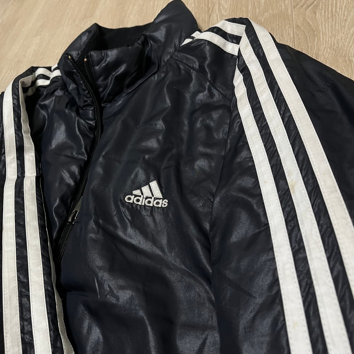 아디다스 남성 오리지널 빅로고 바람막이 집업 점퍼 자켓 L/100 상품이미지5