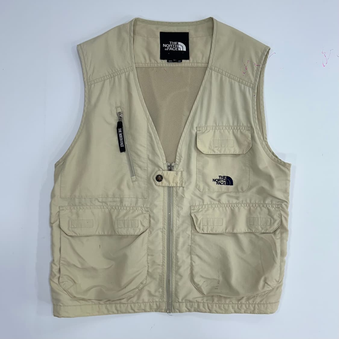 The north face 노스페이스 블랙로고 아이보리 유틸리티 베스트 상품이미지3