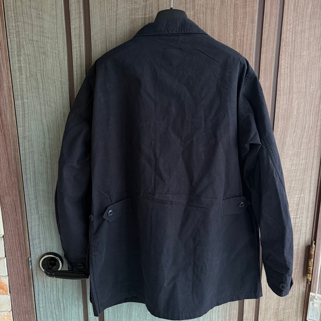 새상품(S)아웃스탠딩 포플린 정글 퍼티그 자켓 다크네이비 상품이미지3