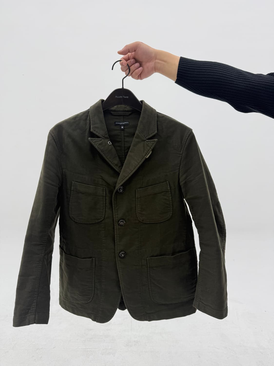 엔지니어드가먼츠 베드포드 M 몰스킨 올리브 상품이미지5