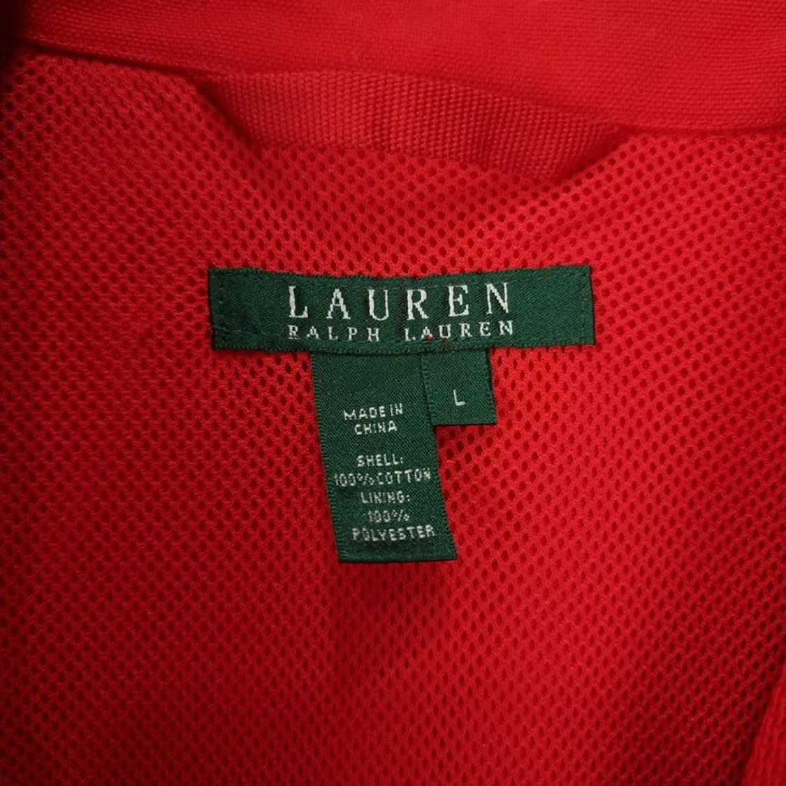 [폴로 랄프로렌] 코튼 블루종 자켓 레드 M19159 상품이미지7