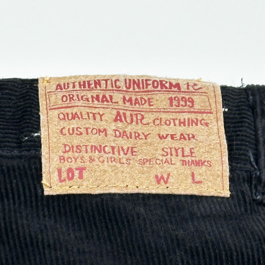 30 JPN 재팬빈티지 여성 부츠컷 코듀로이 팬츠 블랙 상품이미지5