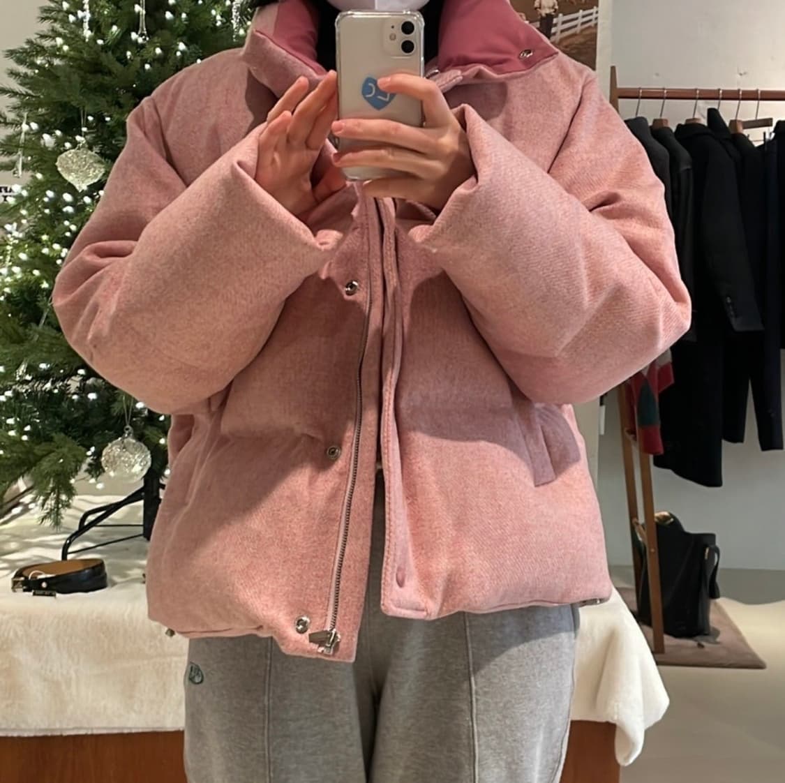 택O) 시엔느 암스트롱 임페로 구스 다운 핑크 상품이미지2