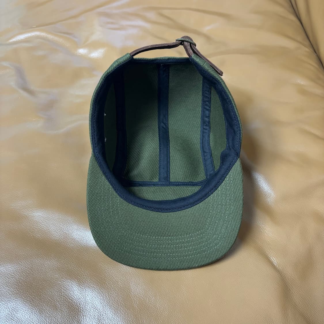 Supreme 슈프림 카키 캠프캡 모자 (Washed Khaki) 상품이미지6