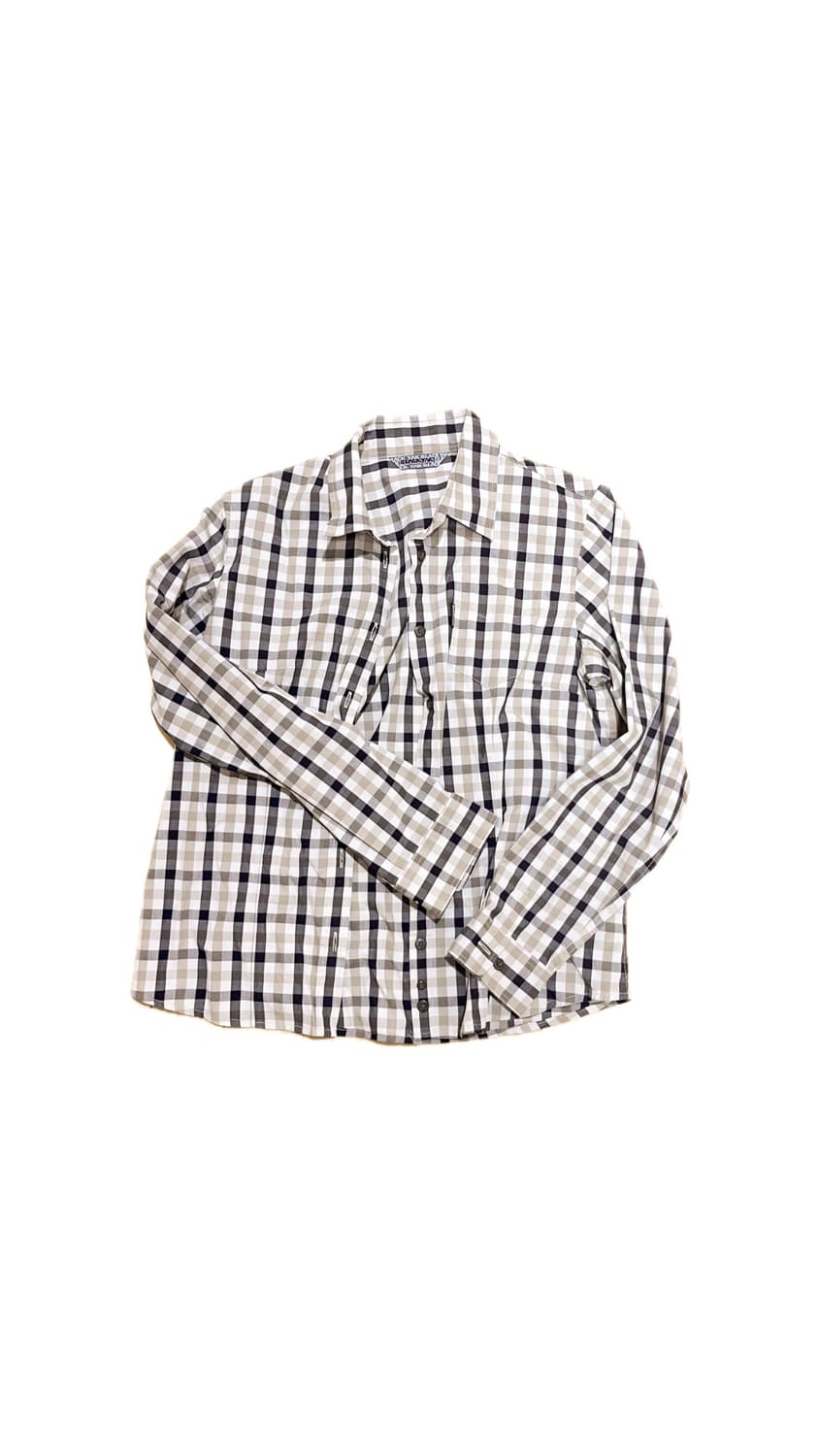 블랙약 체크 셔츠  상품이미지1