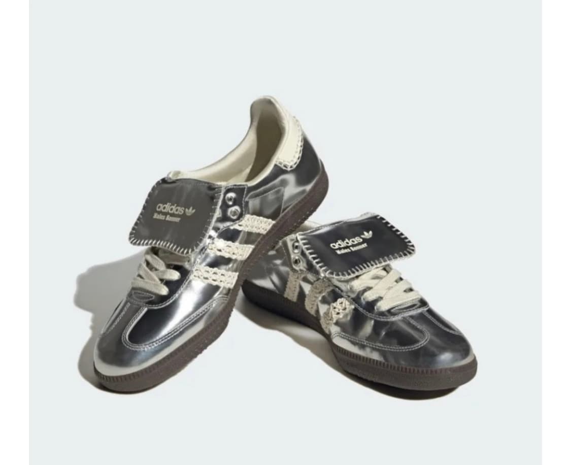 285) 아디다스 웨일즈보너 삼바 실버 메탈릭 상품이미지4
