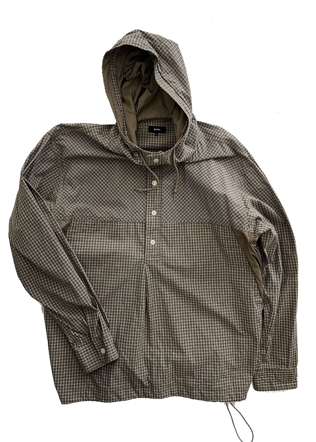 BEAMS 아노락 체크 자켓 상품이미지1