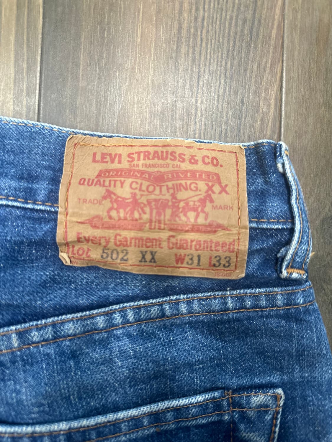 90s 리바이스복각502xx 빅E 30사이즈  상품이미지6