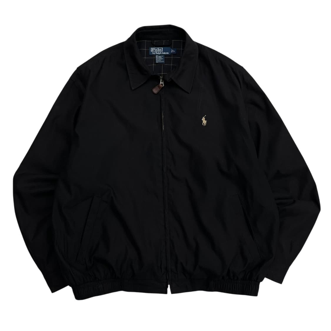 폴로 랄프로렌 베이지포니 블랙 카라 자켓 L 상품이미지2