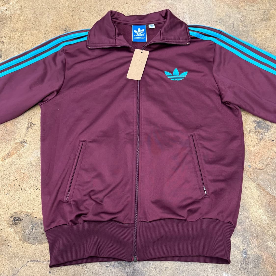 아디다스 버건디 하늘 구파이어버드 져지 트랙탑 90 상품이미지4