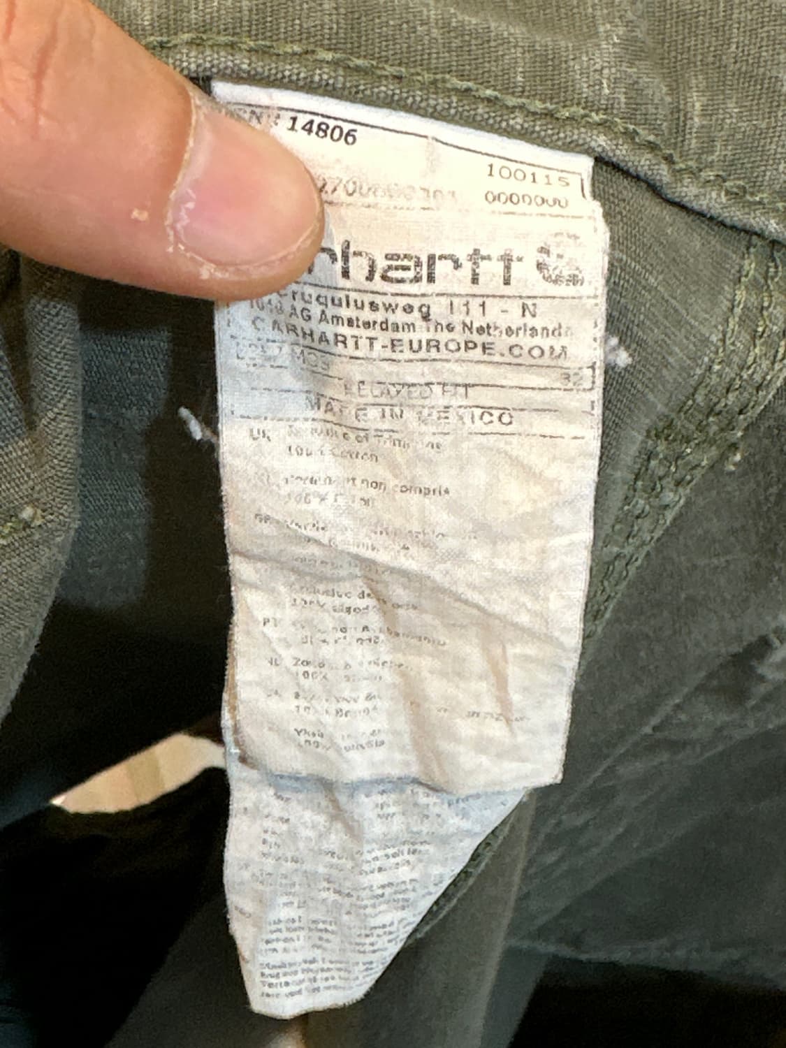 칼하트 카고 버뮤다 팬츠 32in 상품이미지7