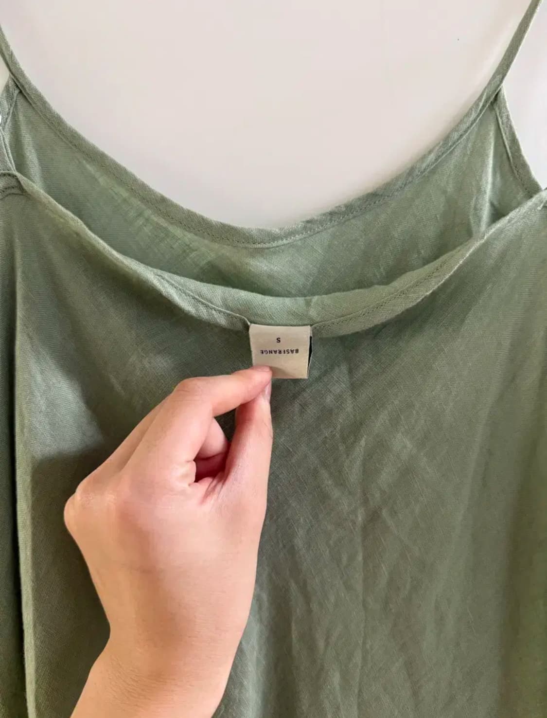 baserange dydine green dress 상품이미지5