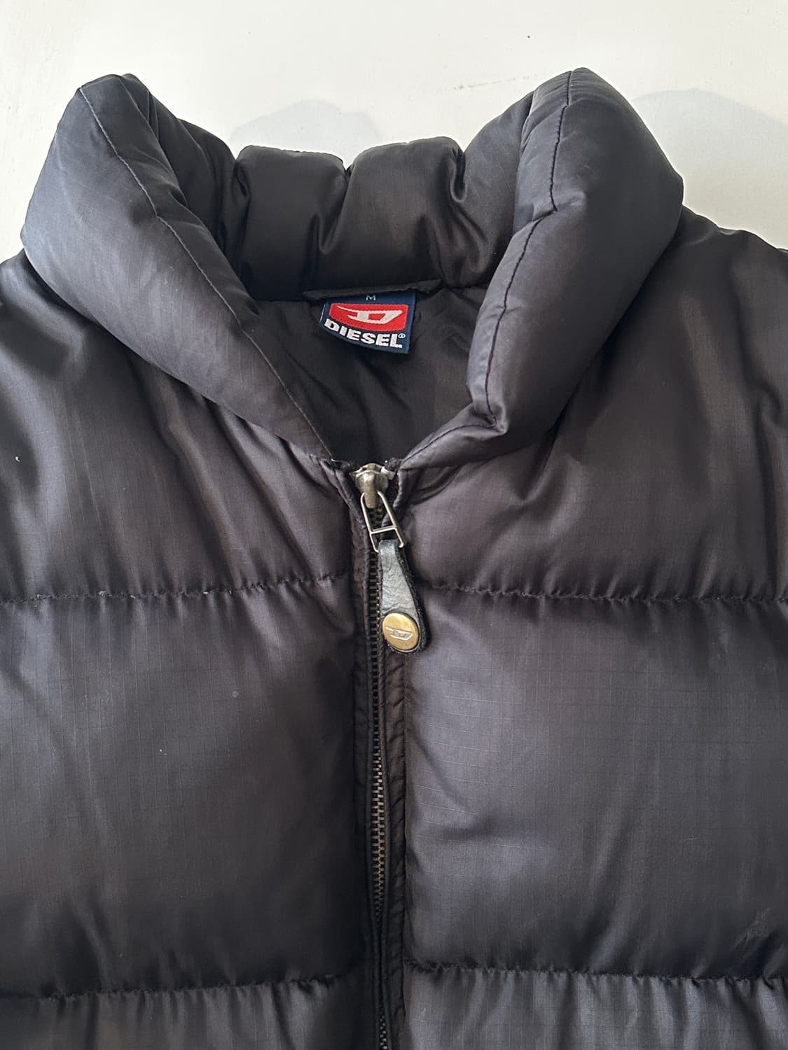 디젤 로고 푸퍼 패딩자켓 상품이미지3