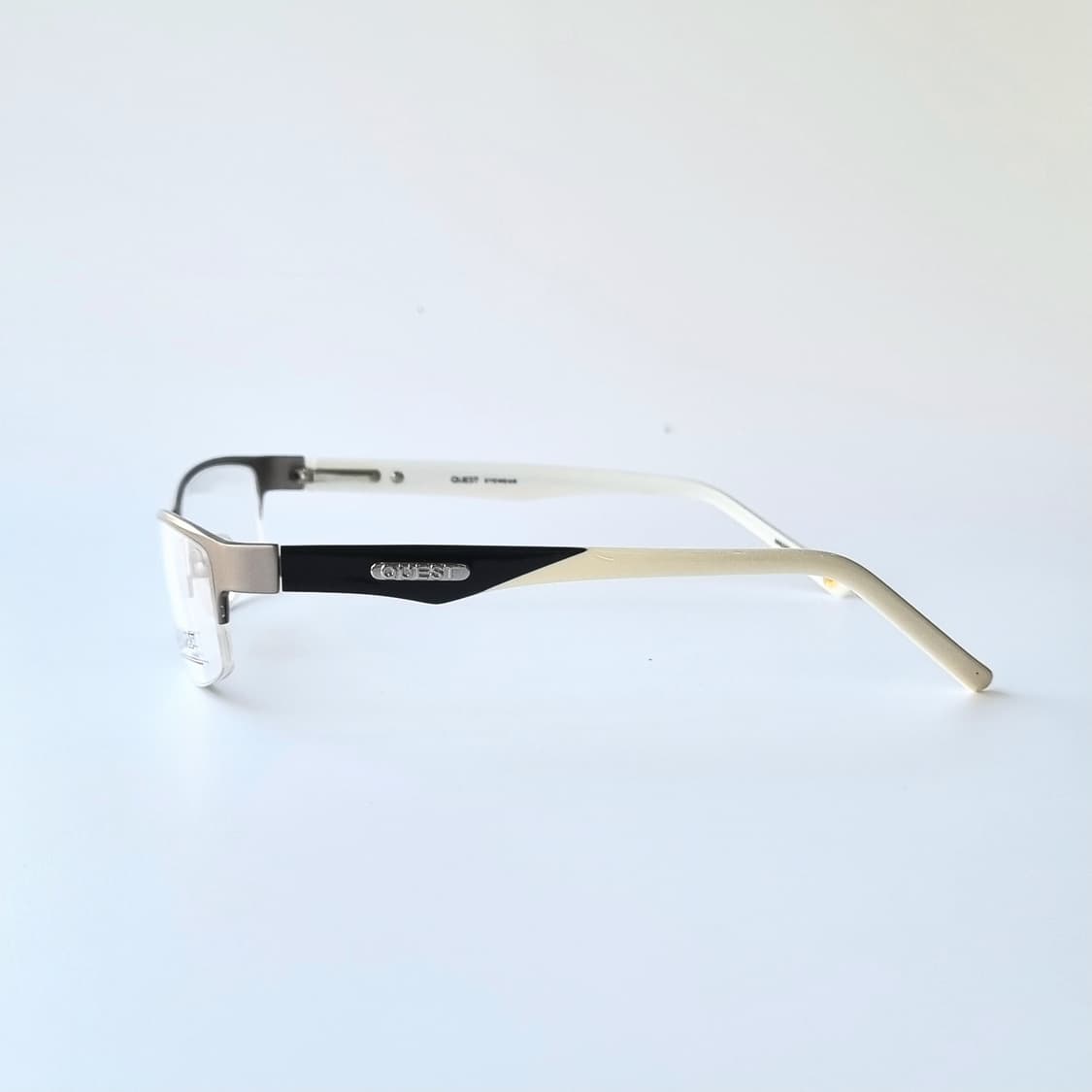 데드스탁 세련된 투톤 포인트 반무테 메탈 안경테   603 상품이미지4