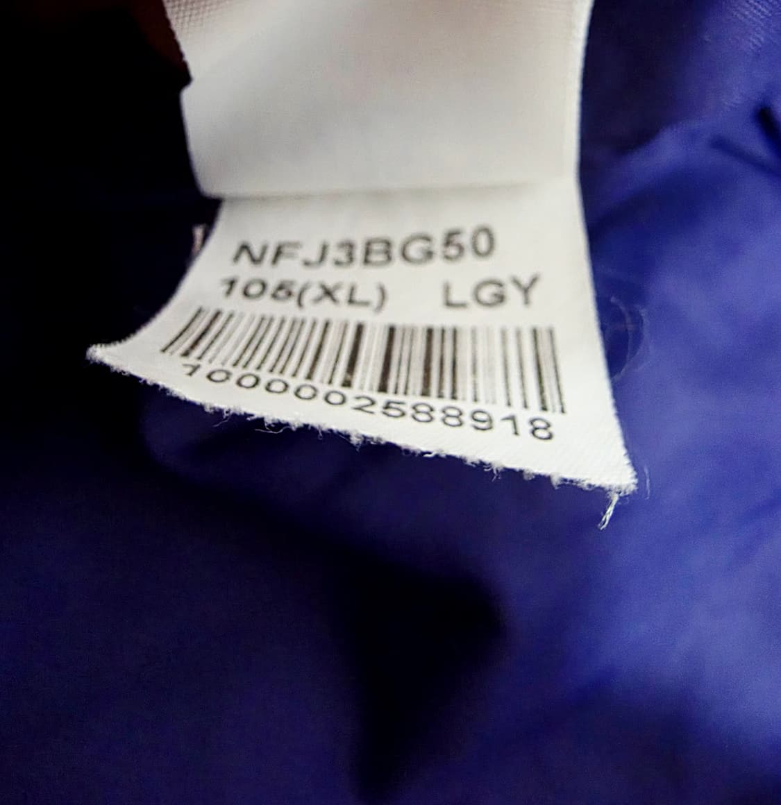 [노스페이스] 고프코어 정석 그레이 블루 배색 고어텍스 바람막이 XL  상품이미지6