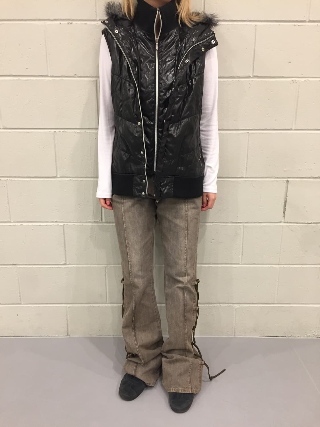 spinash 레이어드 퍼 베스트 상품이미지5