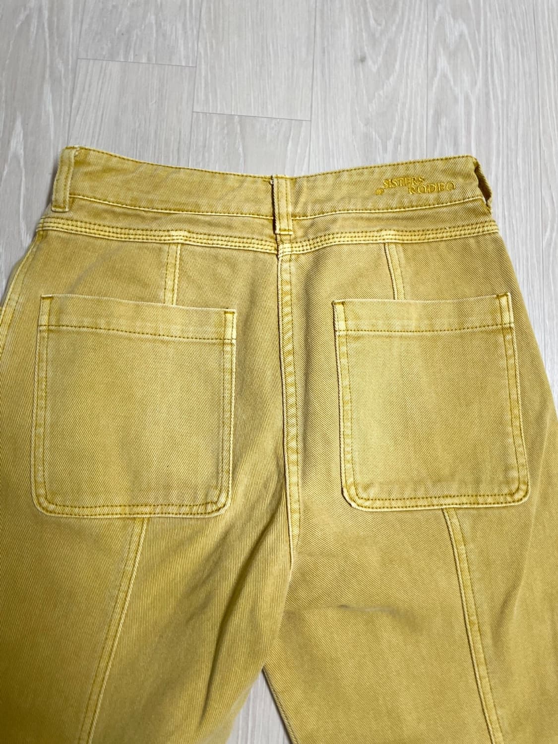 시스템 옐로우 면팬츠 상품이미지6