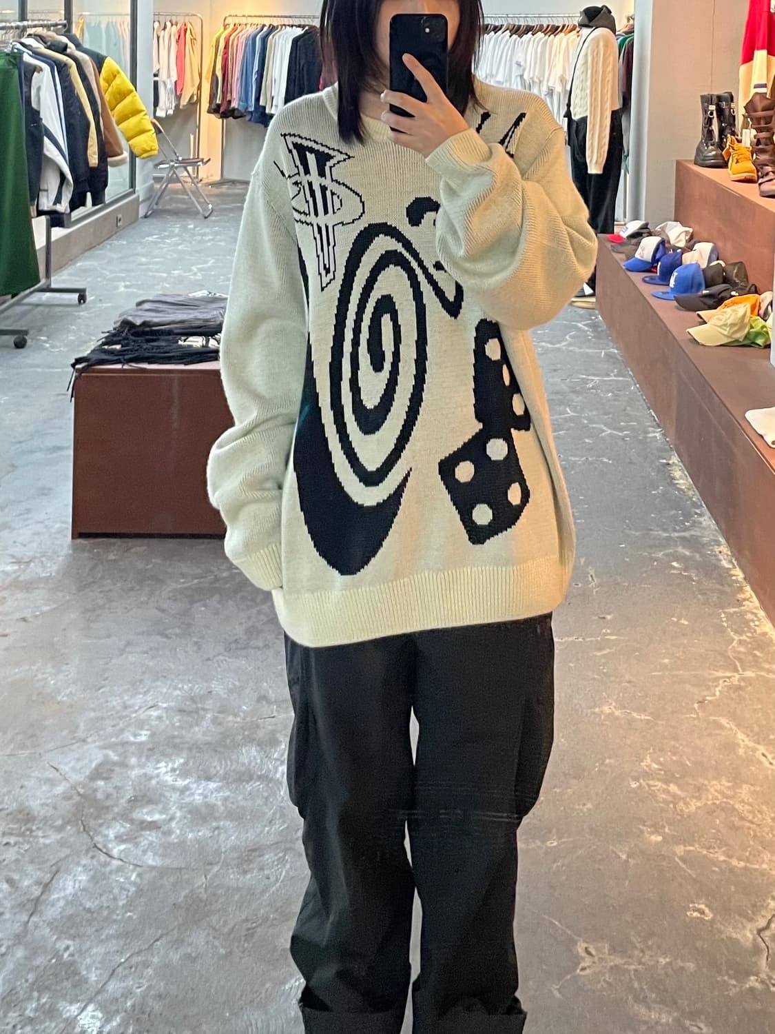 나이키 X 스투시 NRG 롱 슬리브 니트 스웨터 H987 상품이미지1