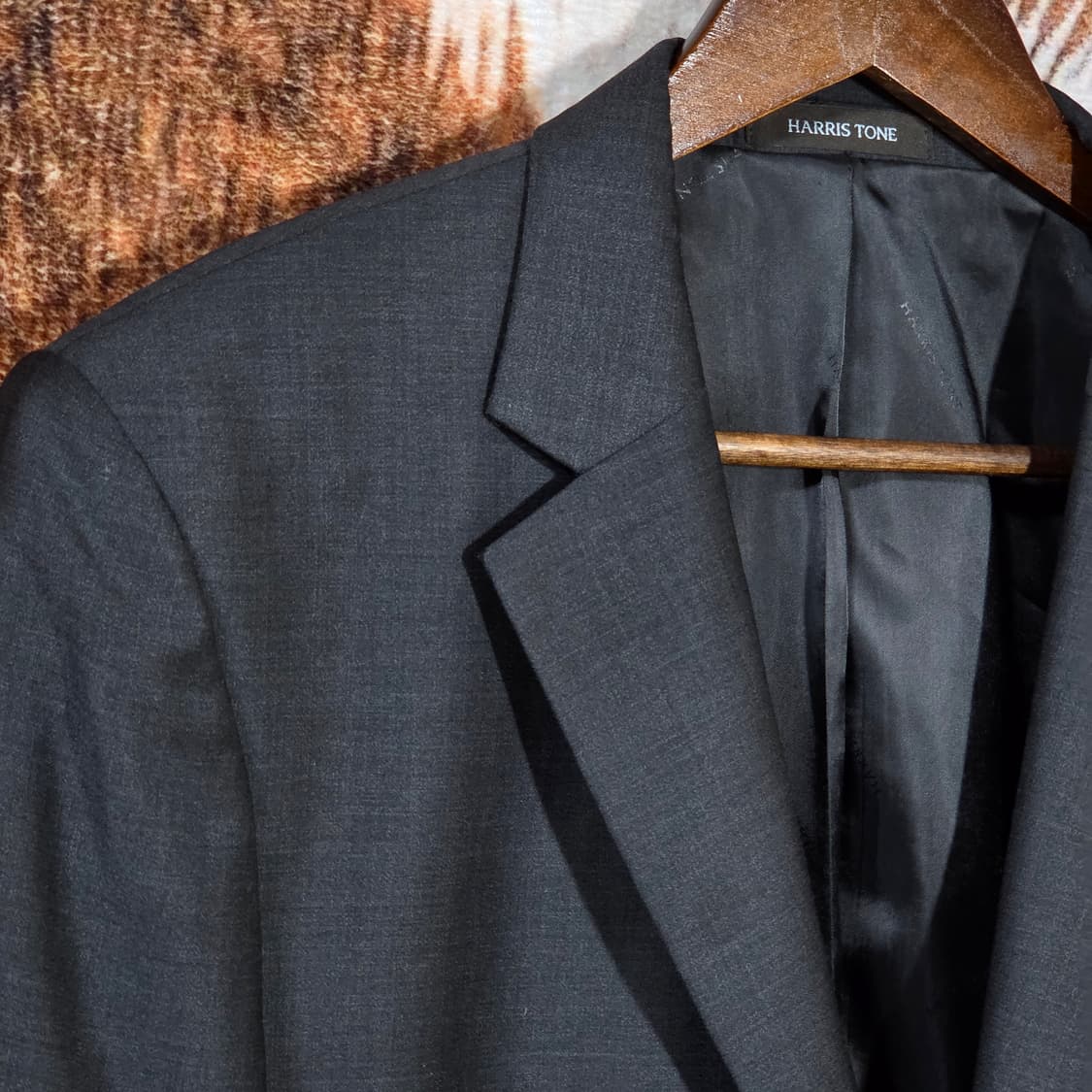 블랙 차콜 오버핏 블레이저 자켓 상품이미지2