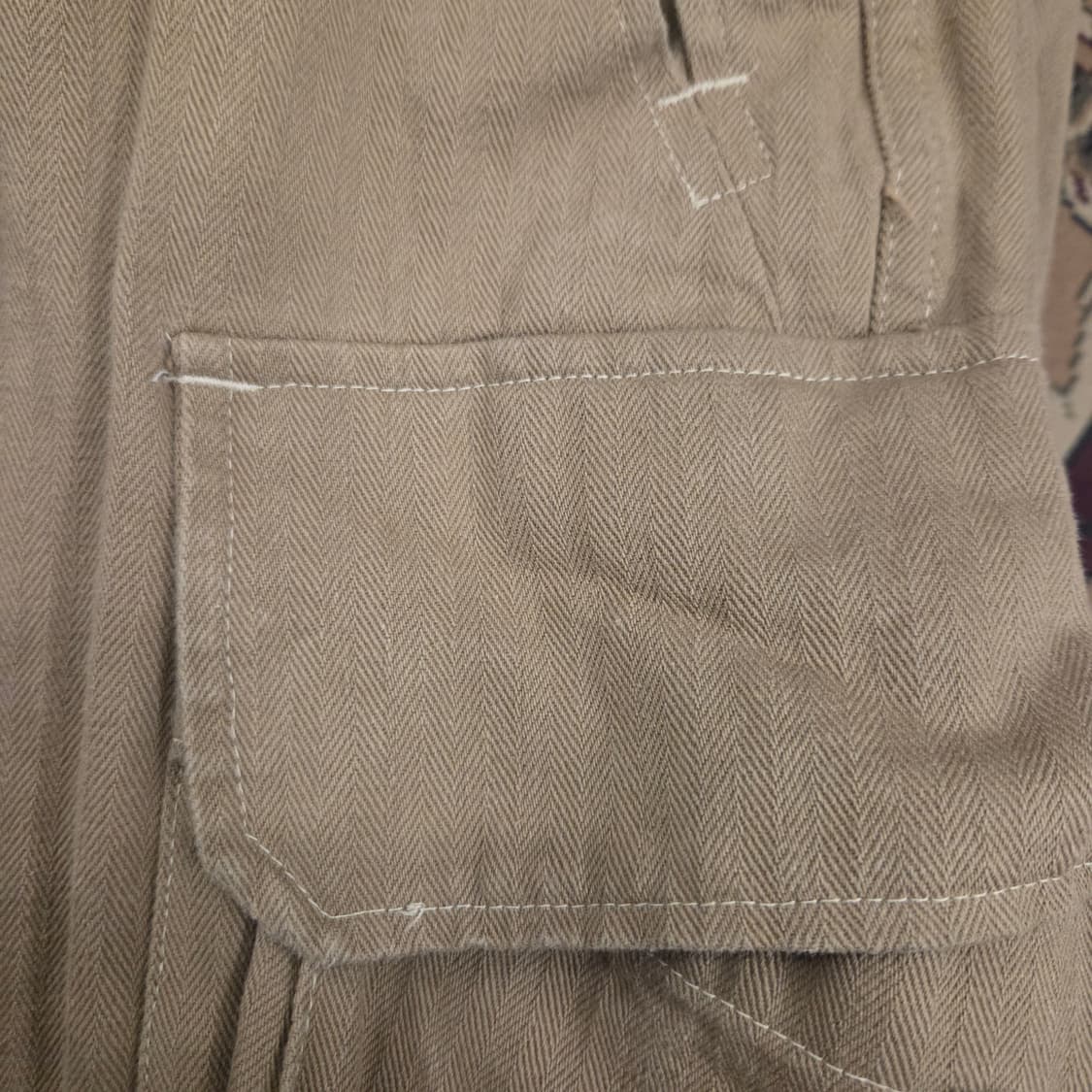 반츠 m-47팬츠 frnech army cargo pants xl사이즈 상품이미지5