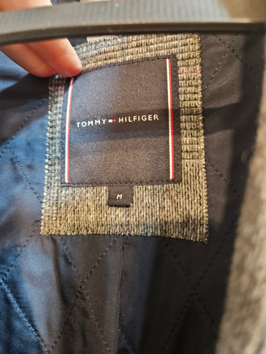 Tommy Hilfiger 남성 울 체크 코트 상품이미지6