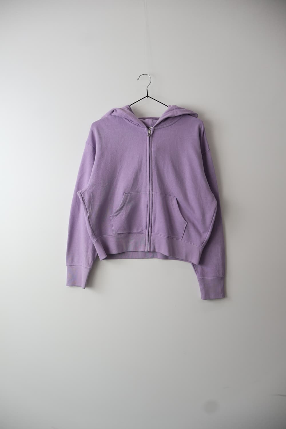Uniqlo Purple Cotton Zip Up Hoodies 상품이미지3