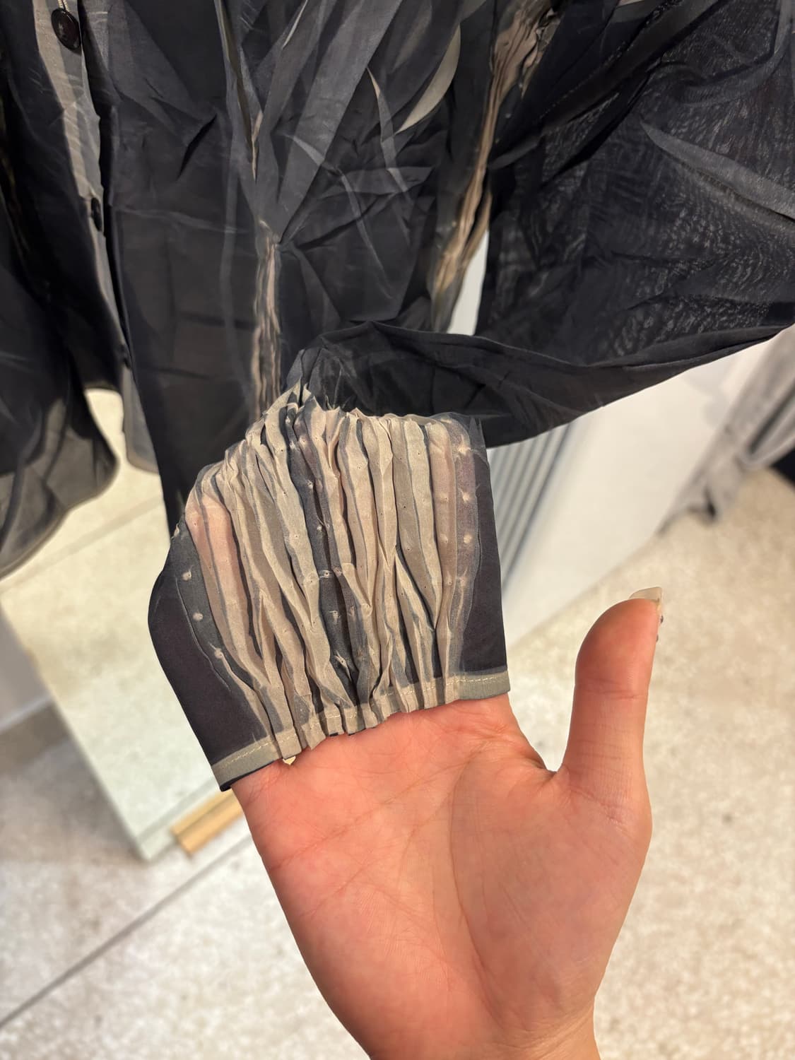 Specchio pleats shirt 상품이미지6