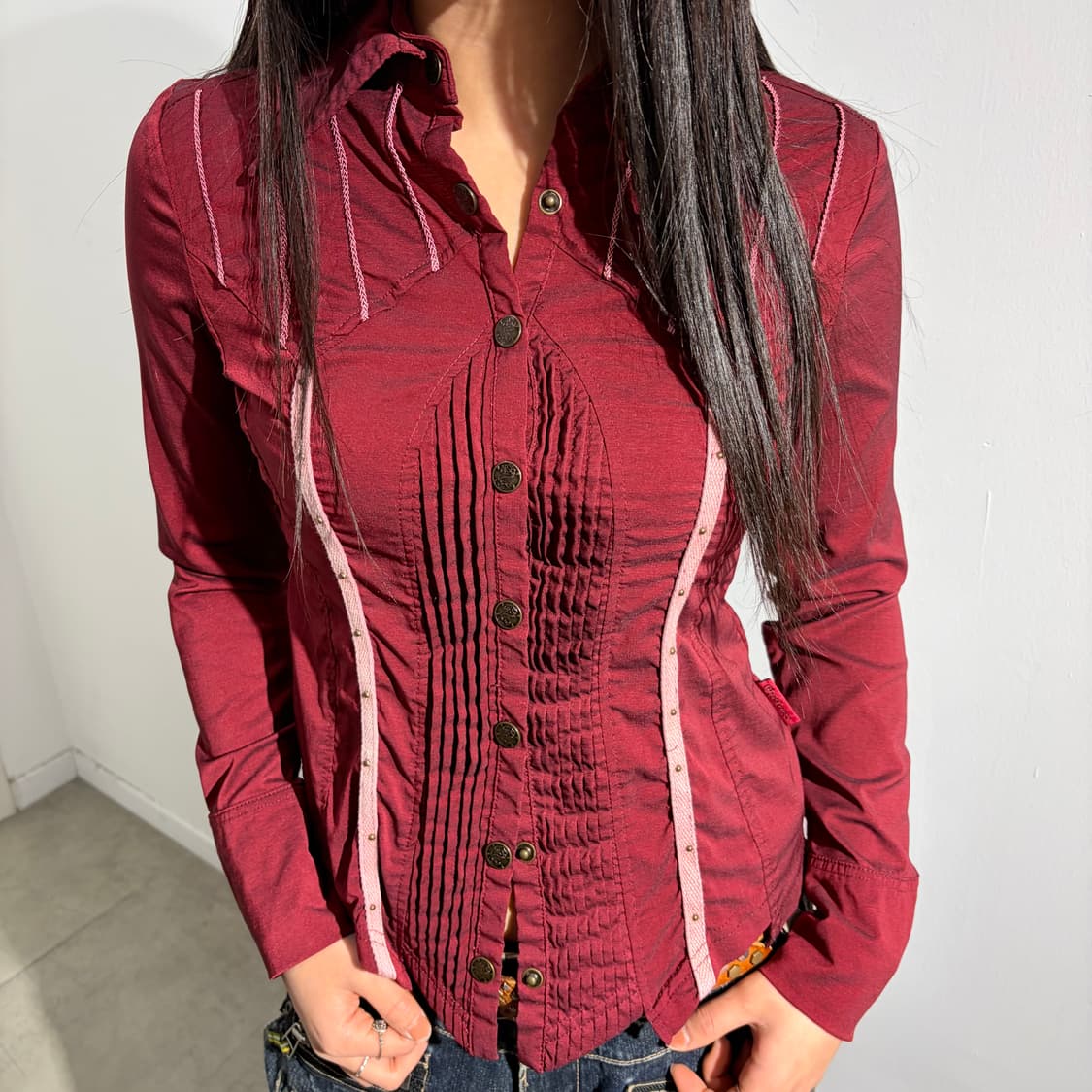 Ozz croce 오즈온 고스 펑크 셔츠 상품이미지2