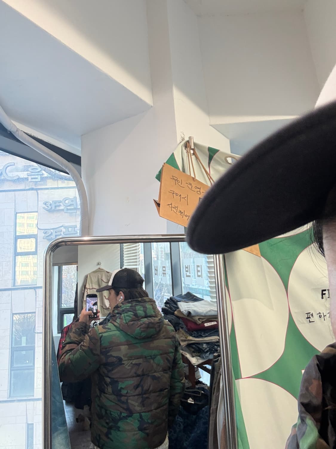 Tommy Hilfiger 카모 패딩 L 상품이미지8