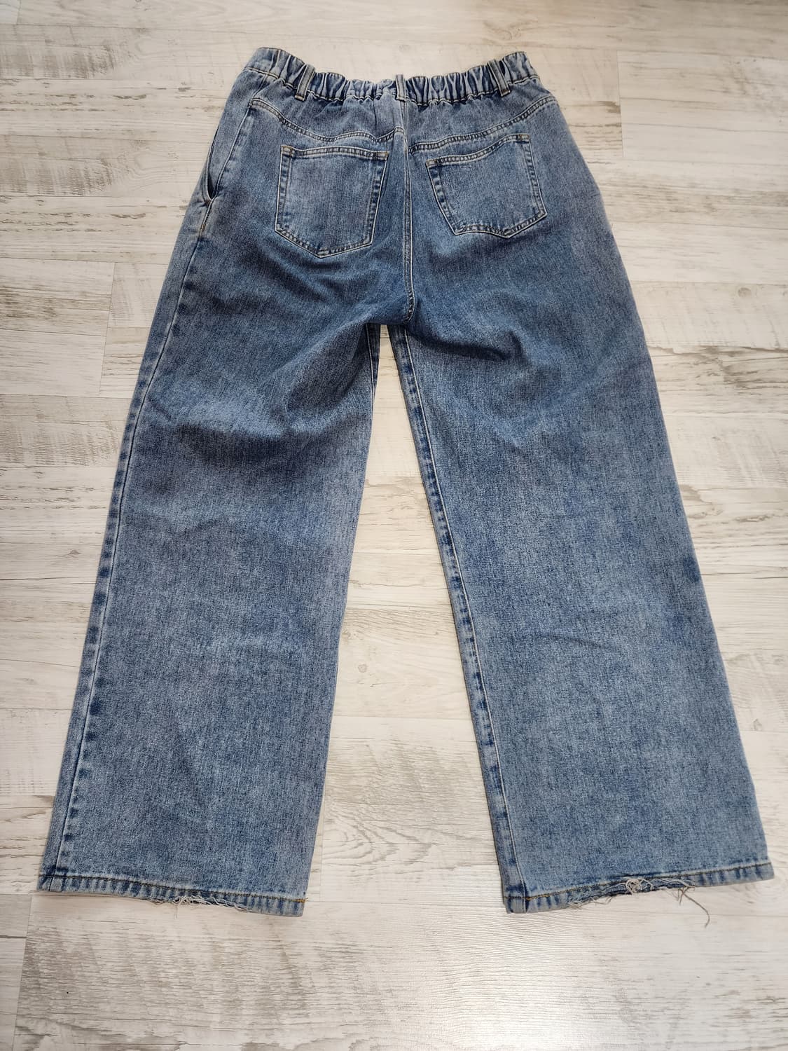 NOT4NERD 낫포너드 원턱 와이드 데님 팬츠. L(32~34) 청바지 상품이미지2