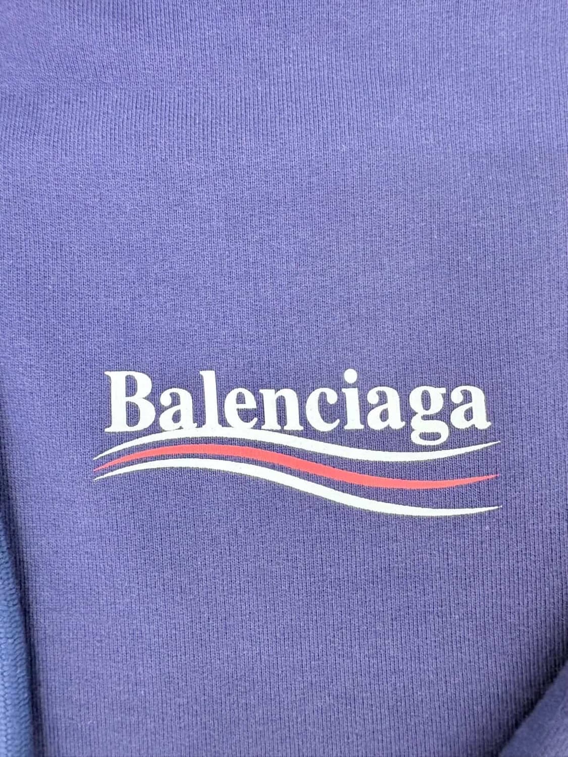 발렌시아가 미디움핏 웨이브 후드티 무하자 상품이미지4