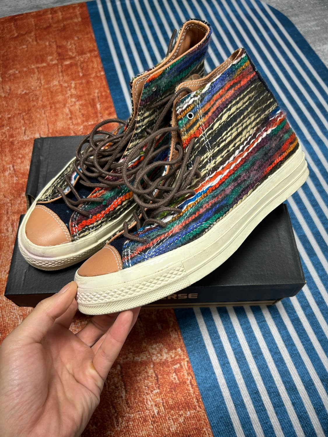 컨버스 1970s 니트 하이탑 260mm 상품이미지1