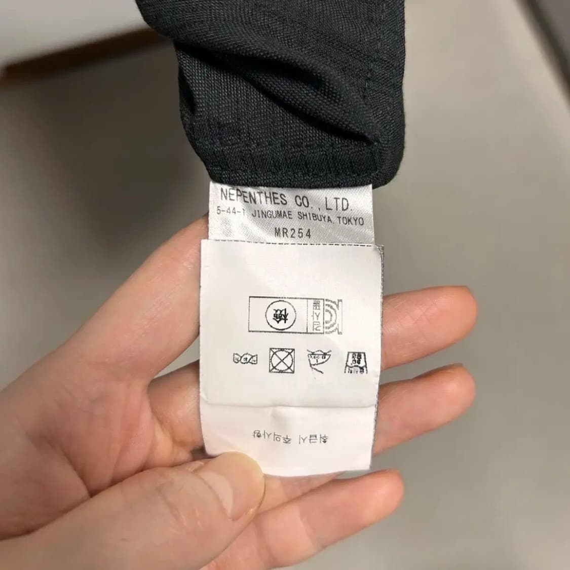 니들스 숏슬리브 카우보이 원업 폴리 슬럽 사틴 셔츠 블랙 상품이미지5