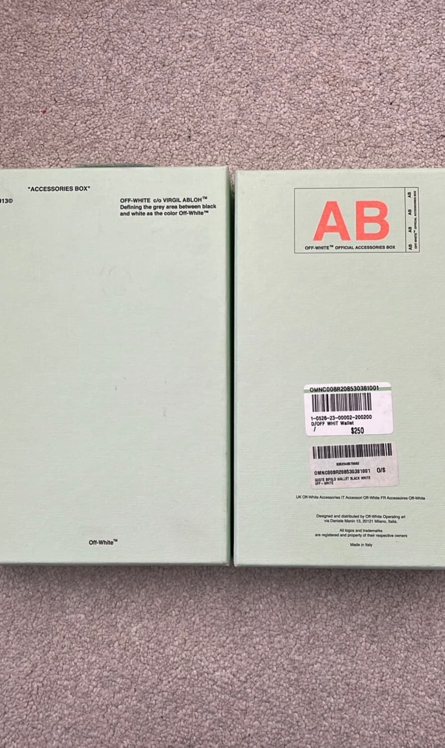 오프화이트 반지갑 상품이미지3