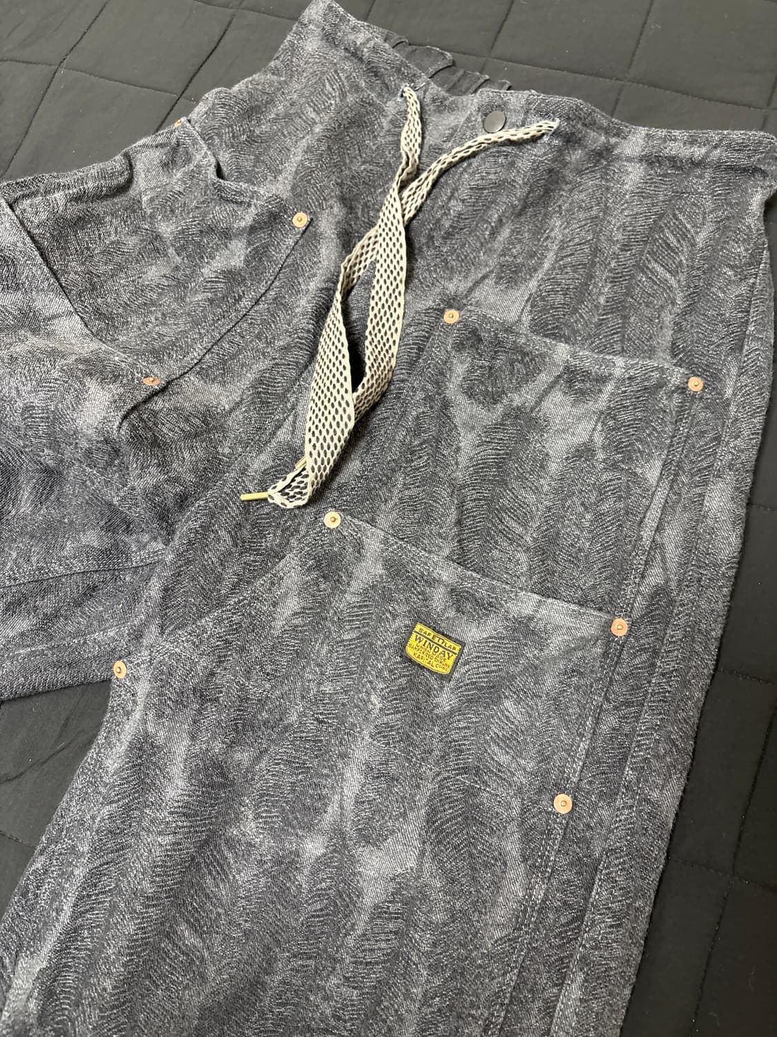 캐피탈 페더 팬츠 2사이즈 블랙 상품이미지6