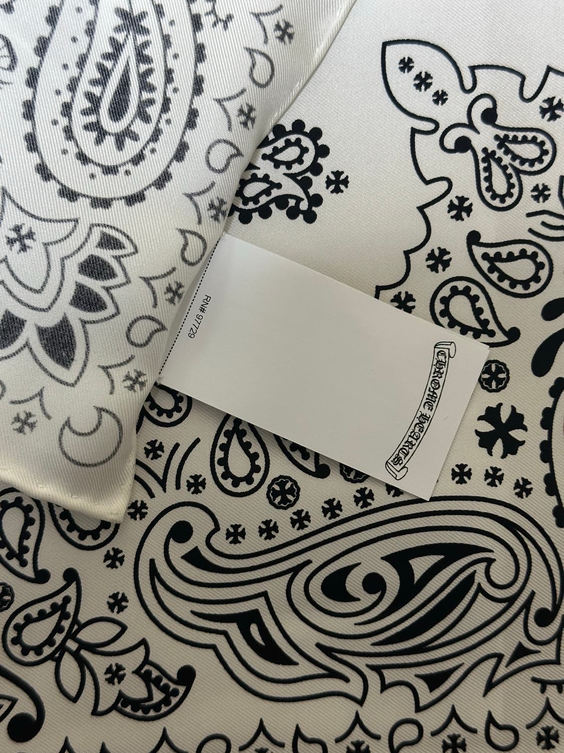 크롬하츠 실크 반다나 화이트  상품이미지4