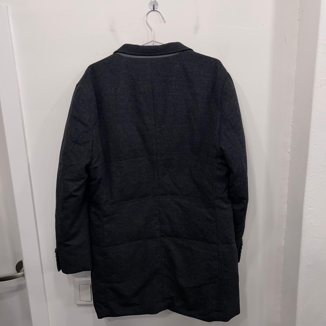 지이크 파렌하이트 케시미어블랜드 구스다운 누빔 패딩 코트 상품이미지5