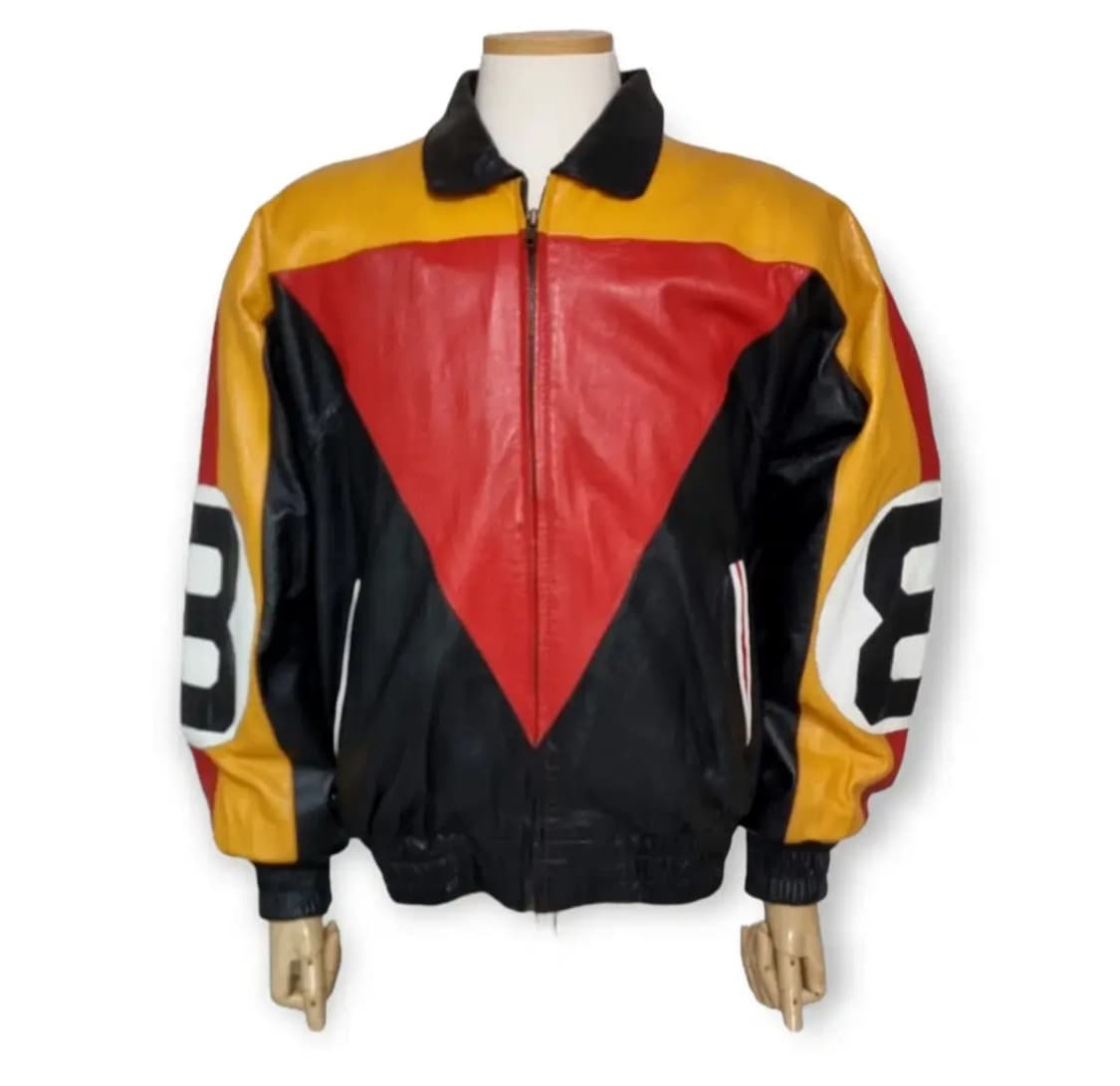 90s 빈티지 8볼 가죽자켓 8ball 바시티자켓 레더자켓 상품이미지5