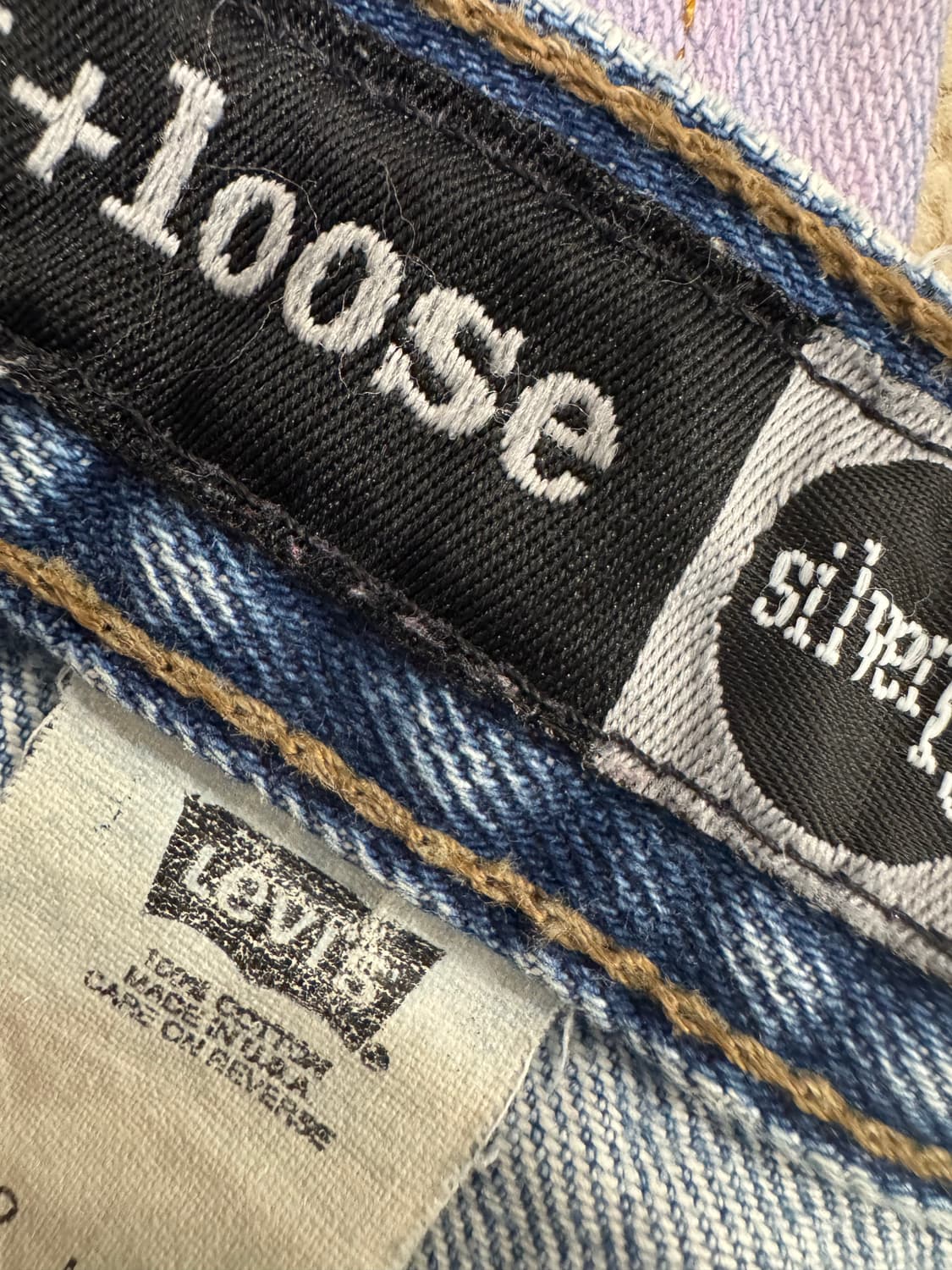 빈티지 Levi’s 실버탭 스트레이트 & 루즈 데님 팬츠 상품이미지5