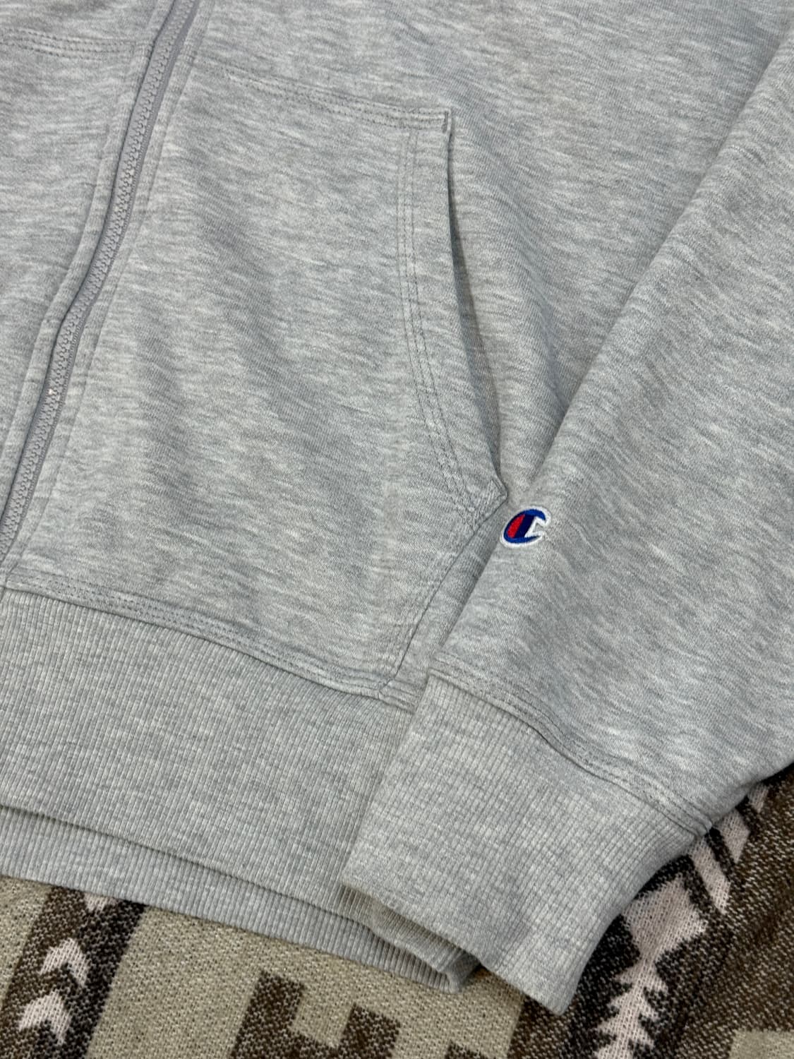 Champion 후드집업 그레이 상품이미지4