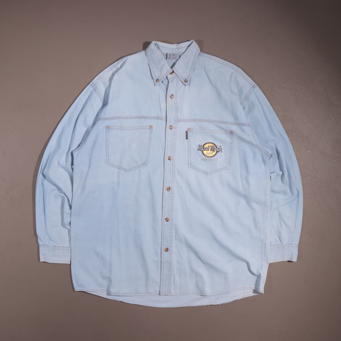 90s 하드락카페 데님셔츠 상품이미지3