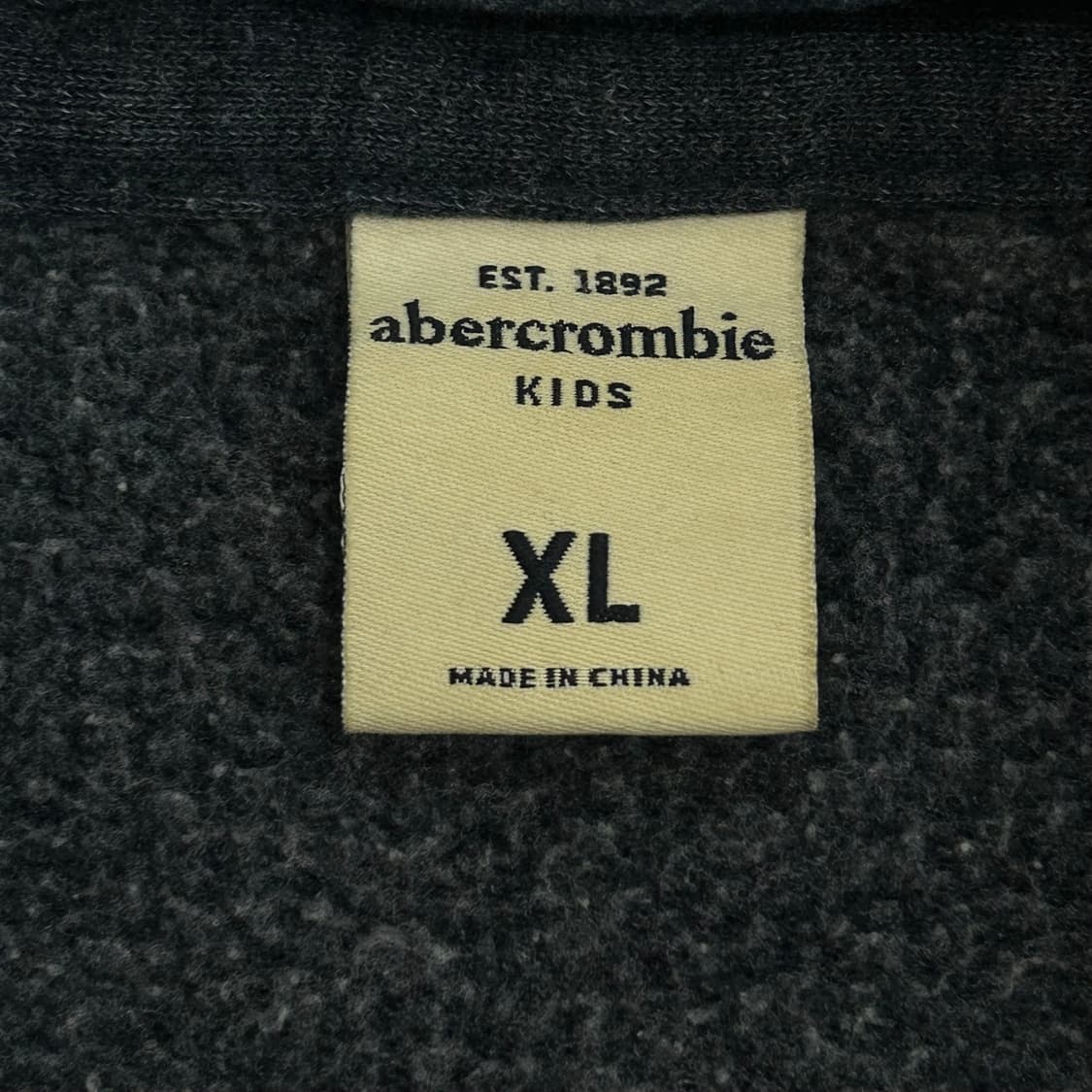 Abercrombie  아베크롬비 사이드로고 네이비 후드집업 상품이미지5